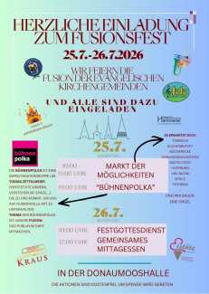 Einladung zum Fusionsfest